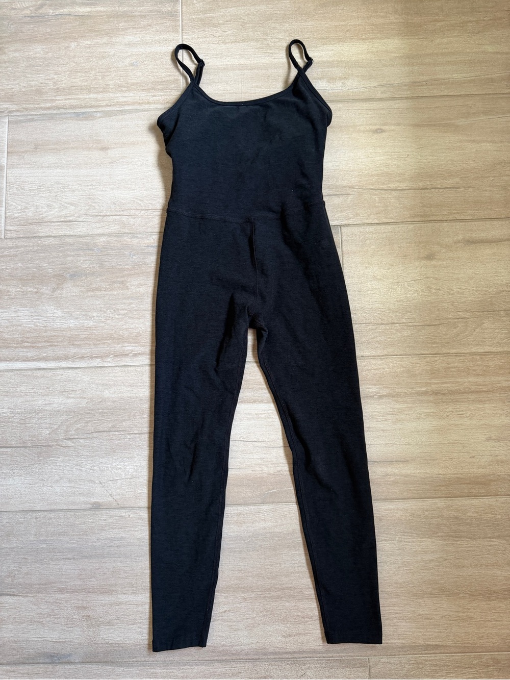 Beyond Yoga Black Spaghetti-Strap Jumpsuit